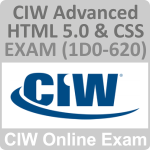 CIW Advanced HTML 5.0 & CSS Online EXAM (1D0-620)